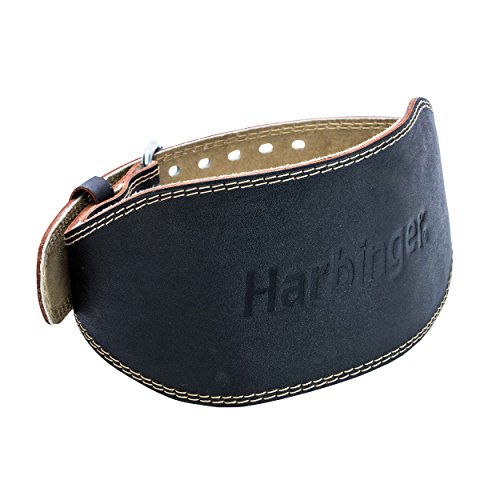 Harbinger padded leather contoured weightlifting belt image