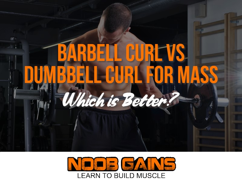 Barbell curl vs dumbbell curl image