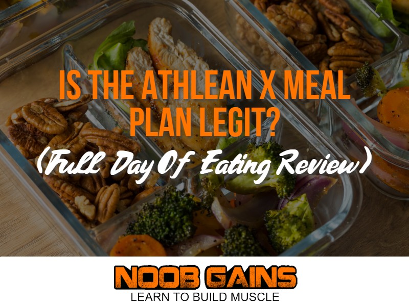 Athlean x meal plan image